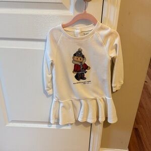 Polo by Ralph Lauren Kids White Bear Dress